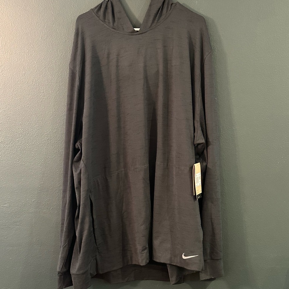 Nike Charcoal Gray Pullover Lightweight Hoodie